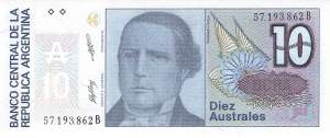 Argentinien p325b B 10Australes 1985